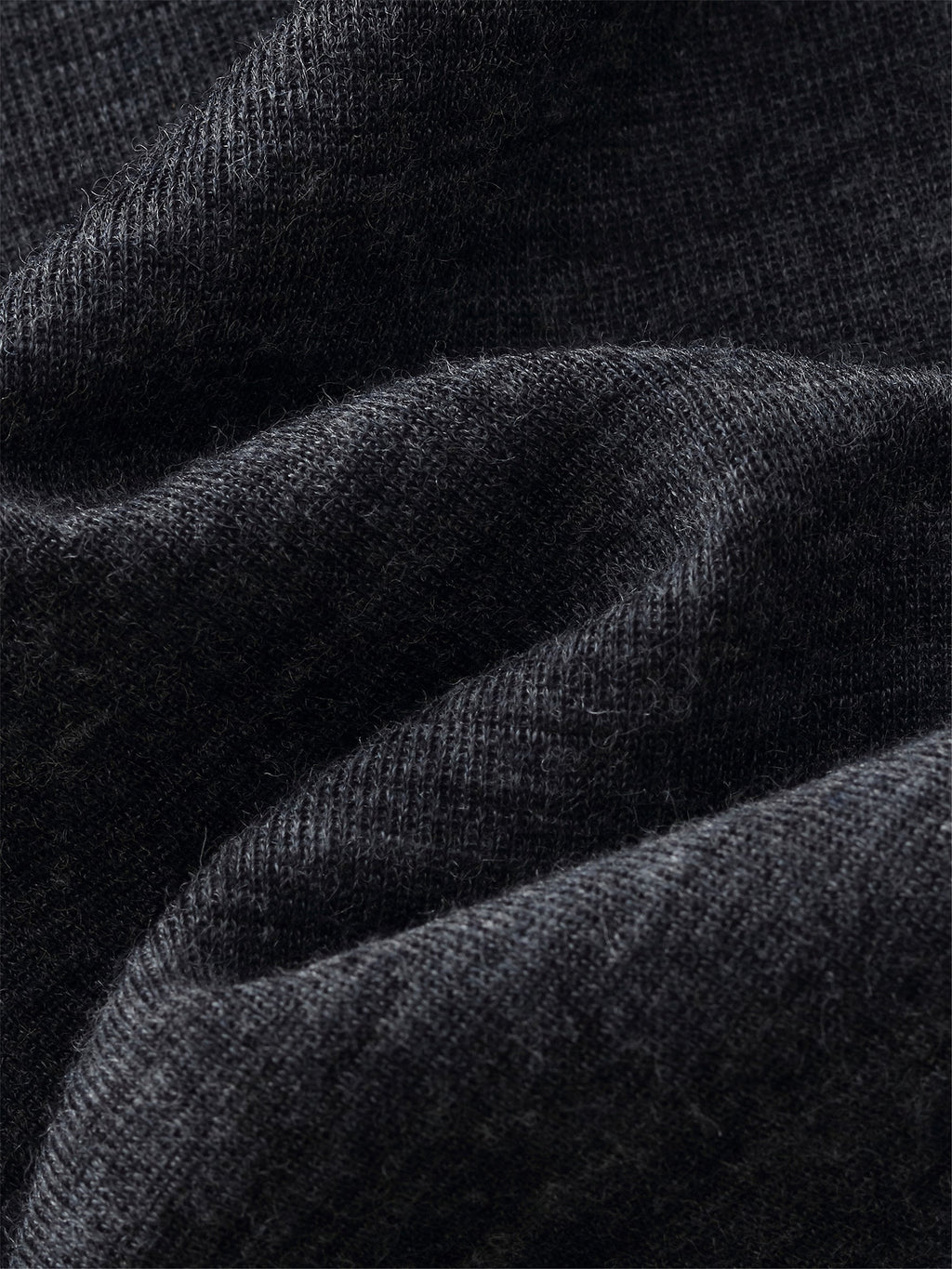 Wool Blend Mock-Layered Women Knit Top