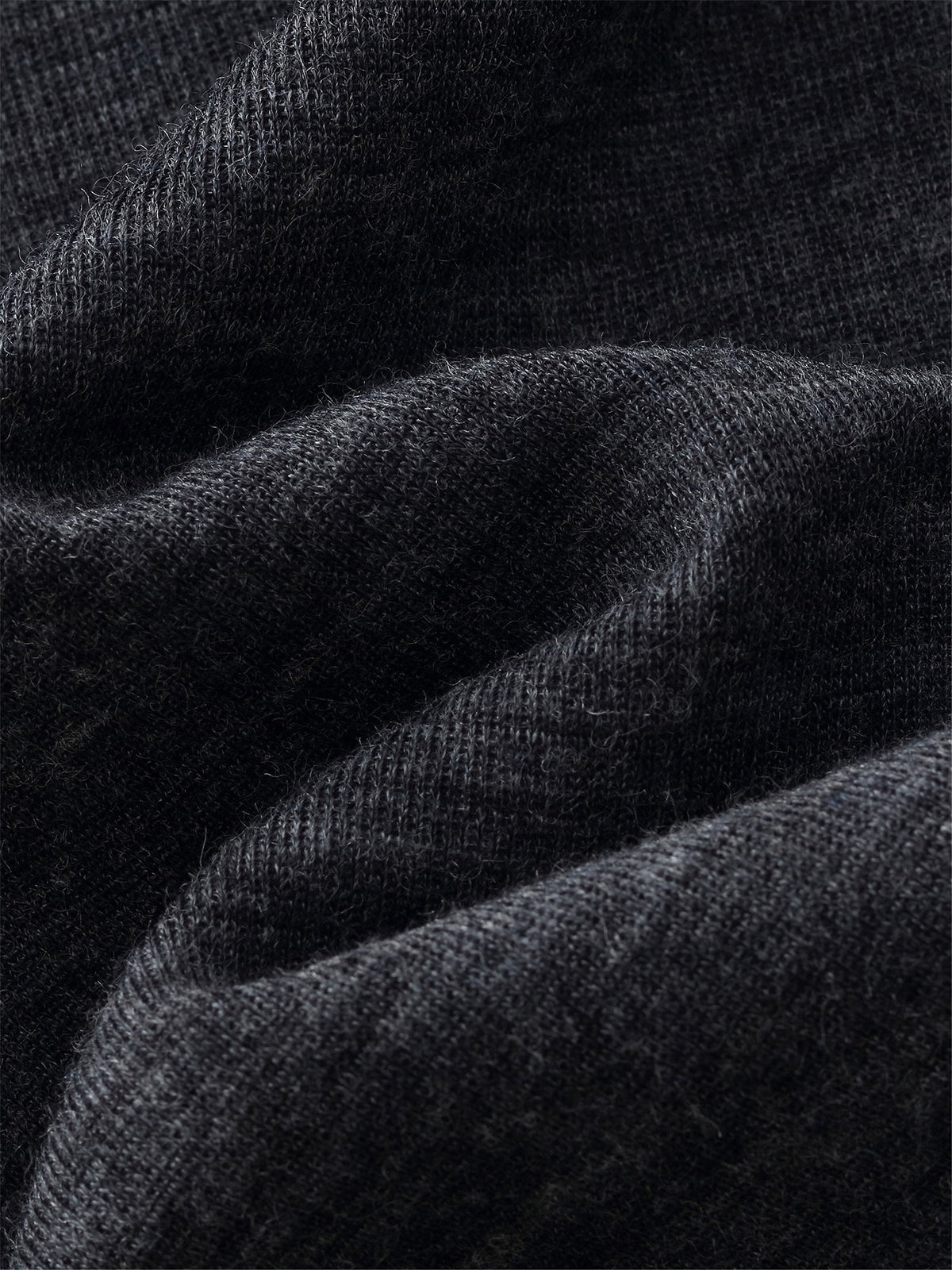 Wool Blend Mock-Layered Women Knit Top