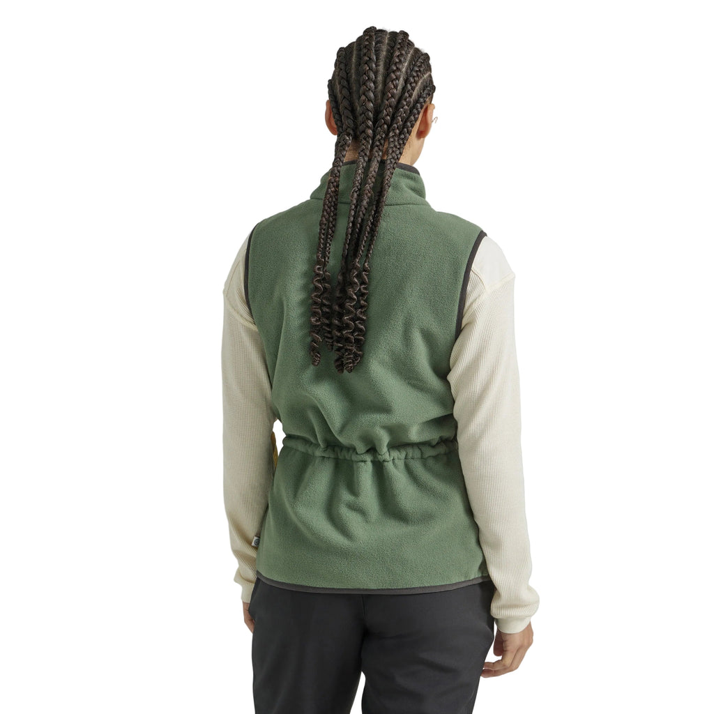 Wrangler Women's ATG Reversible Fleece Vest - Green/Grey