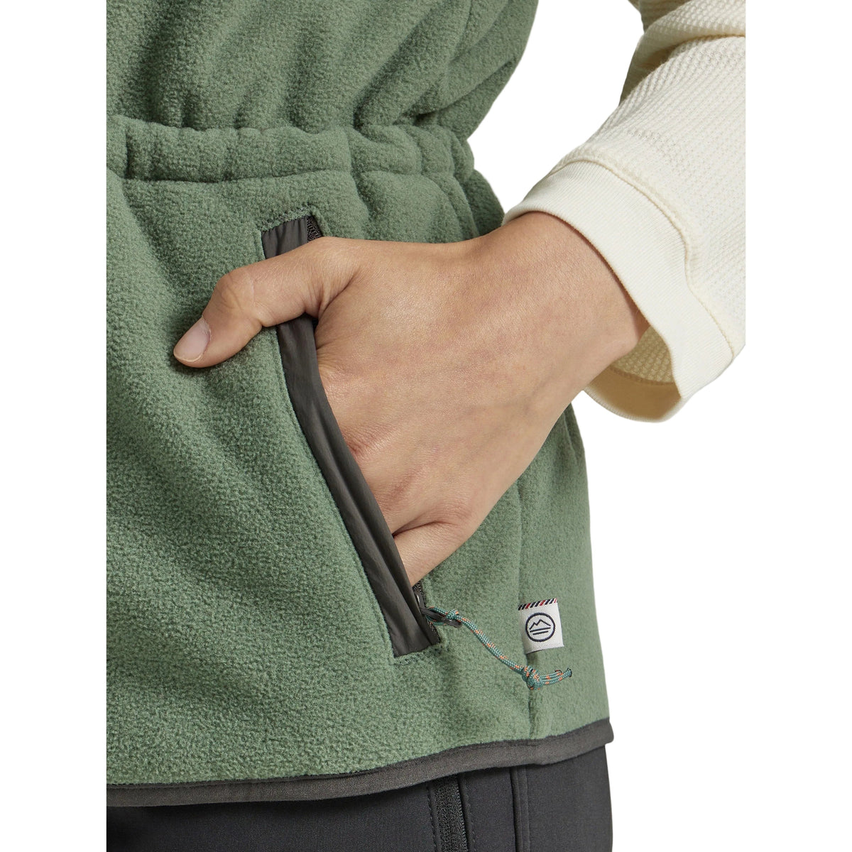 Wrangler Women's ATG Reversible Fleece Vest - Green/Grey