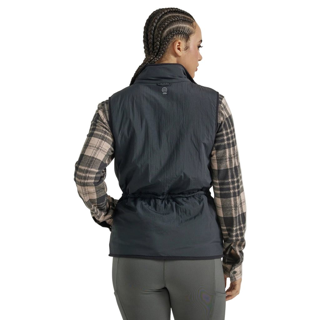 Wrangler Women's ATG Climate Reversible Vest - Black