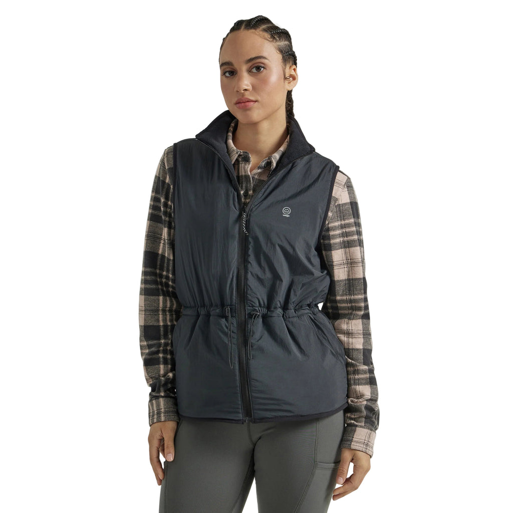 Wrangler Women's ATG Climate Reversible Vest - Black