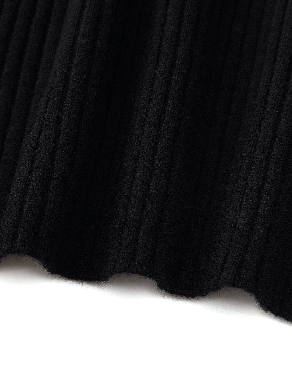 100% Wool Turtleneck Women Knit Top