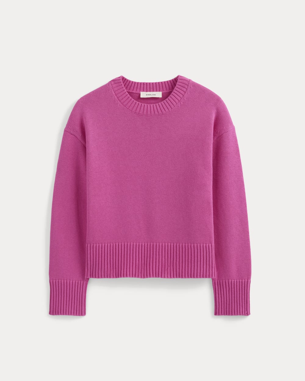 The Boxy Sweater in Everyday Cotton | Rose Violet