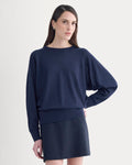 Raglan Sweater in Ultrasoft Merino | Rich Navy