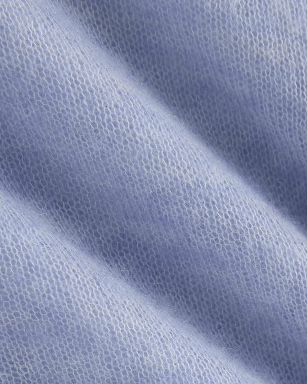 The Air Alpaca? Short-Sleeve Cardigan | Soft Blue
