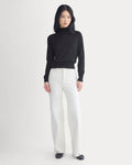 Mockneck Sweater In Ultrafine Merino | Black