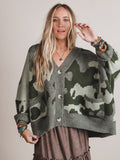Into The Dusk Cardigan - Camo - Pre Order