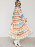 Dream Side Cardigan - Orange Multi - Pre Order