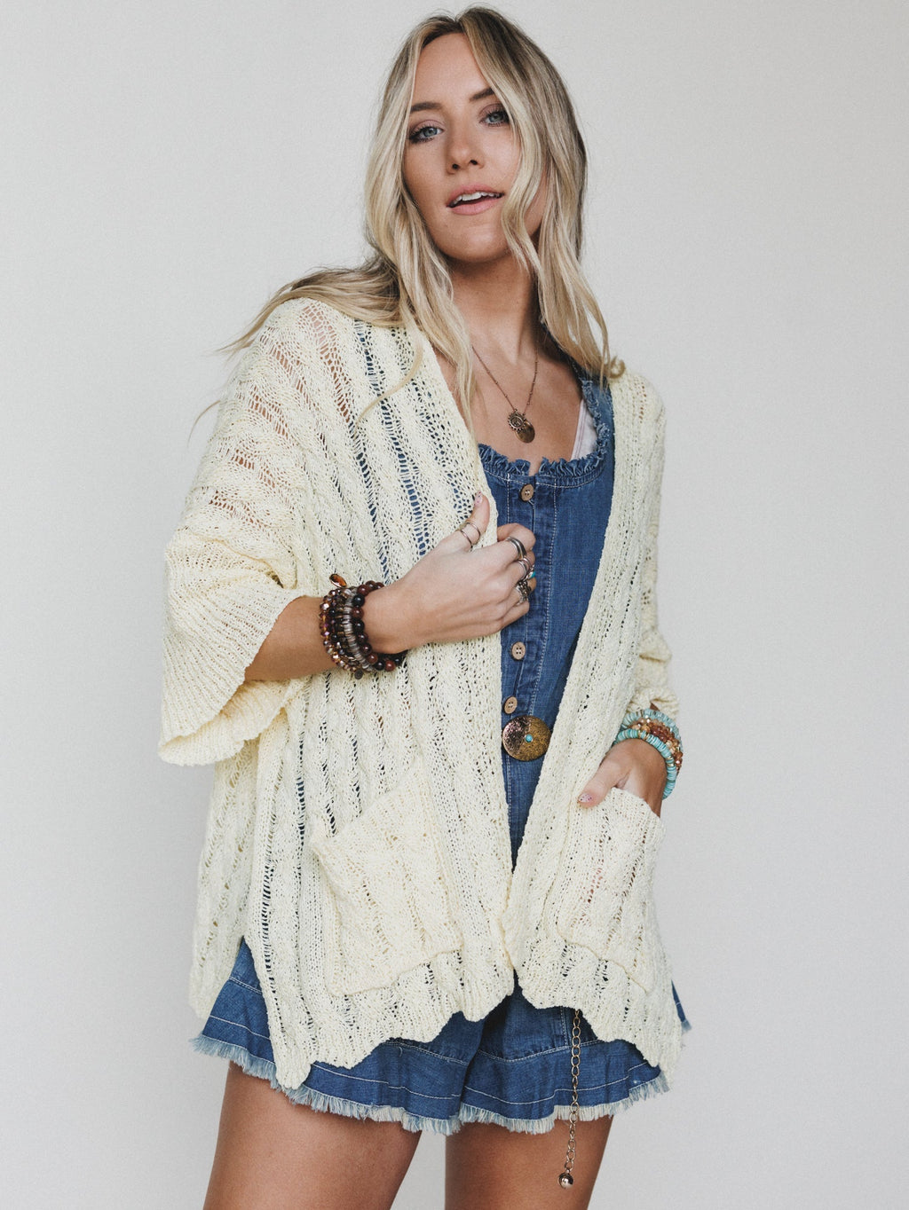 Island Escape Cardigan - Pineapple - Pre Order