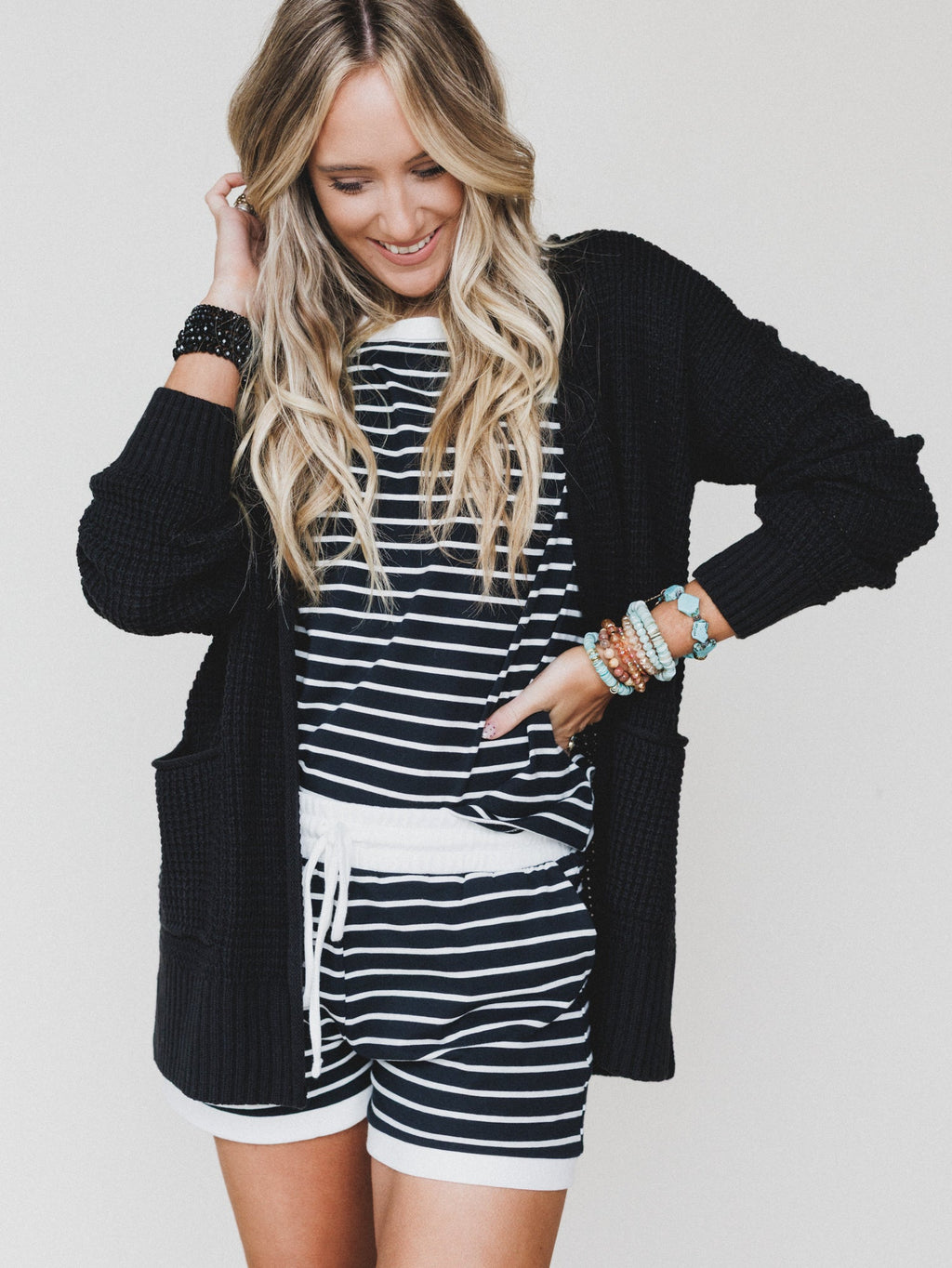 Cuddle Ready Cardigan - Black - Pre Order