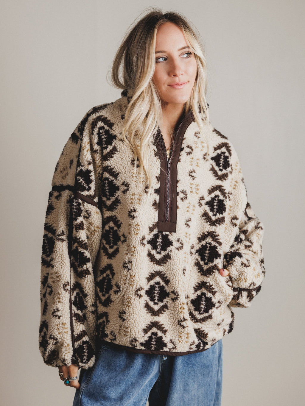 Mountain Calling Pullover - Stone - Pre Order