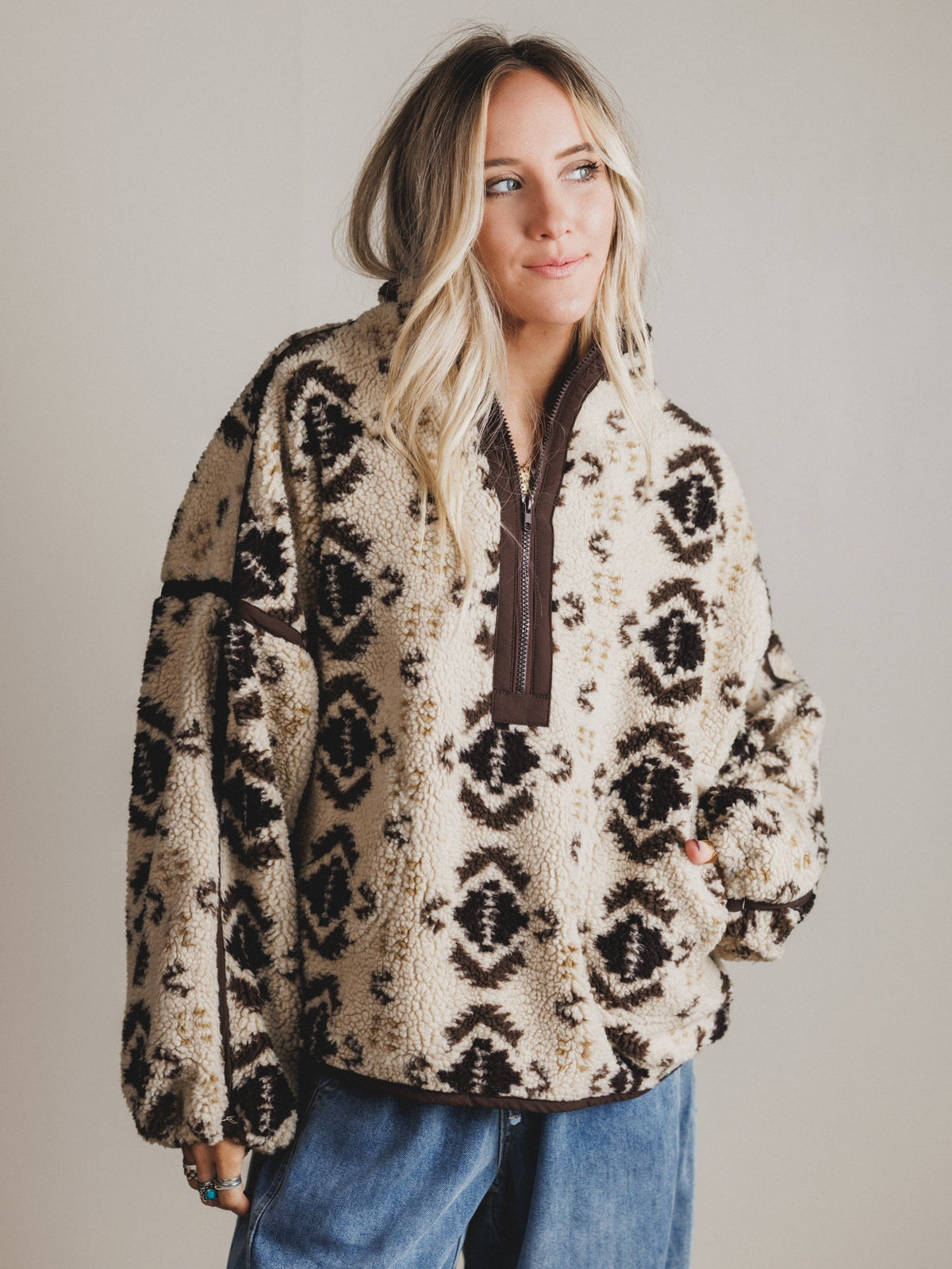 Mountain Calling Pullover - Stone - Pre Order