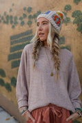 The Nest Fly With Me Batwing Sleeve Knit Sweater - Sand - Pre Order