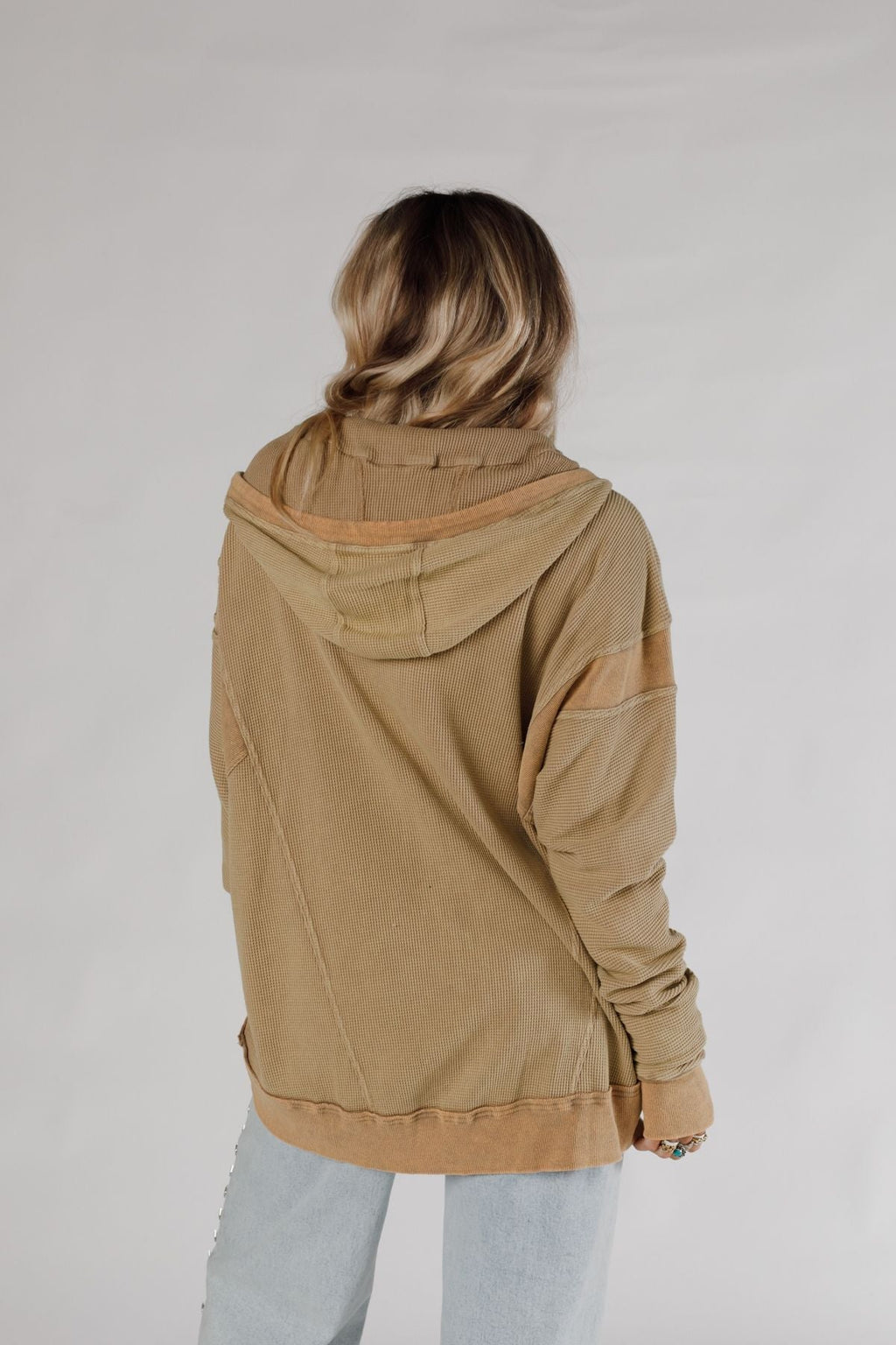 Sunset Shores Hoodie Sweater - Latte - Pre Order