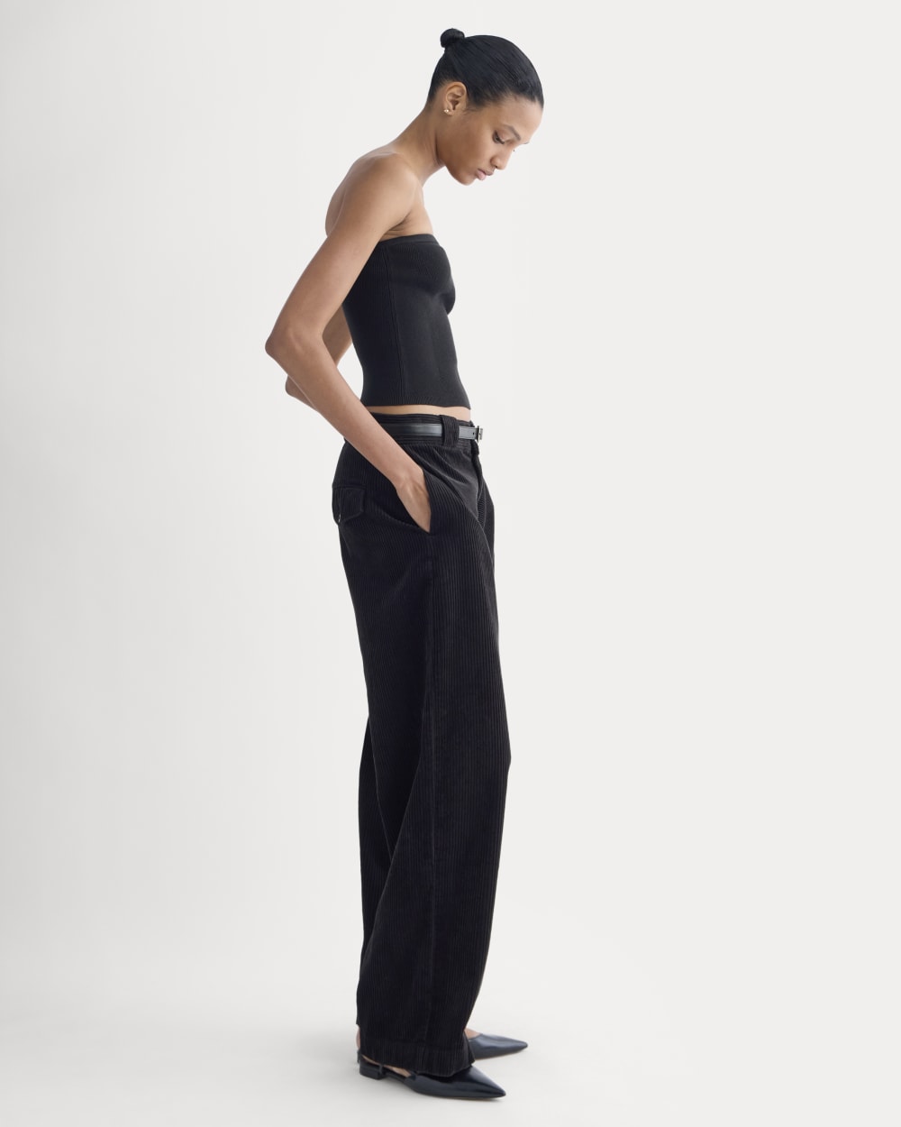 Knit Tube Top | Black