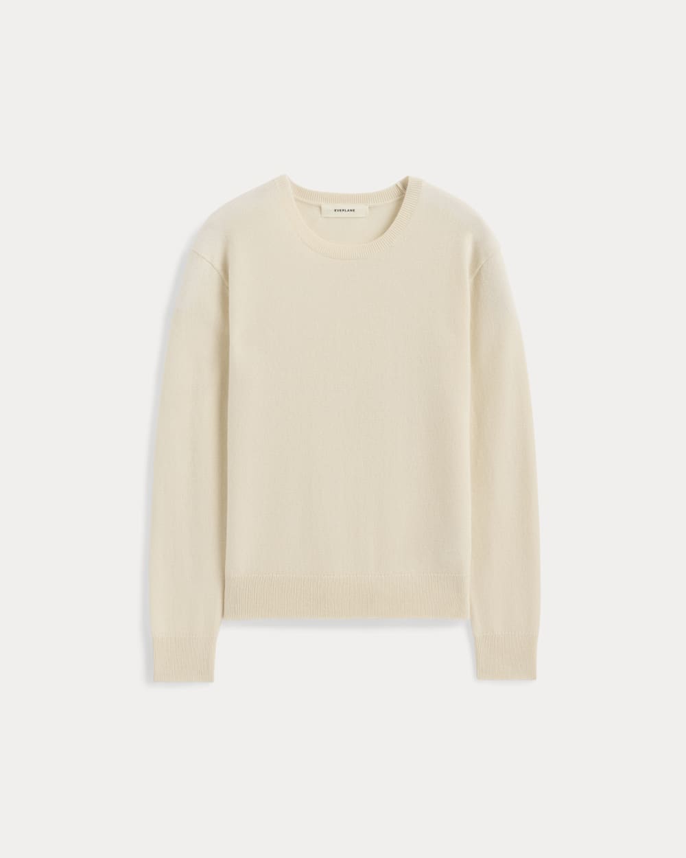 The Classic Crew in Cashmere | Bone
