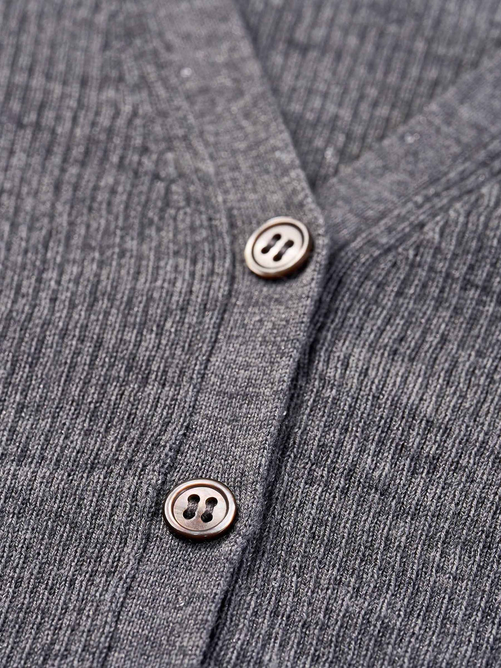 Wool Blend Ribbon V-Neck Women Cardigan