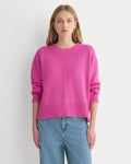 The Boxy Sweater in Everyday Cotton | Rose Violet