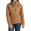 Cinch Women's Canvas Bomber Jacket - Brown